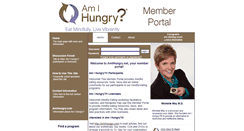 Desktop Screenshot of amihungry.net