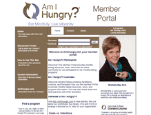 Tablet Screenshot of amihungry.net